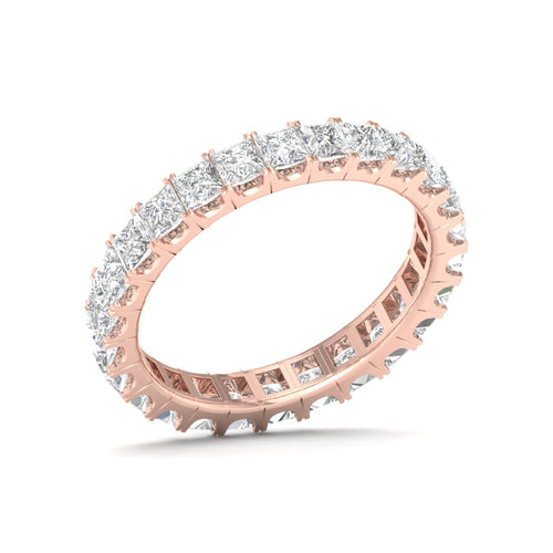 2 ctw Princess Lab Grown Eternity Band