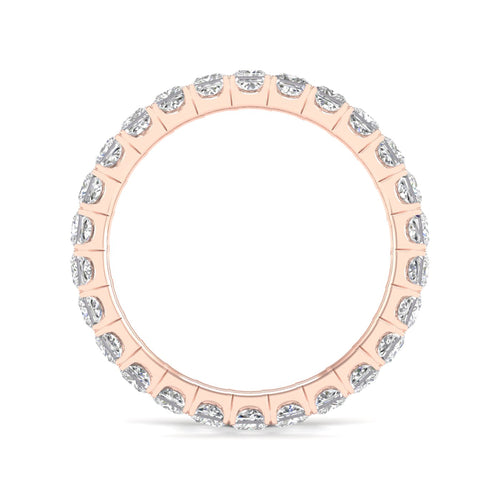 2 ctw Princess Lab Grown Eternity Band