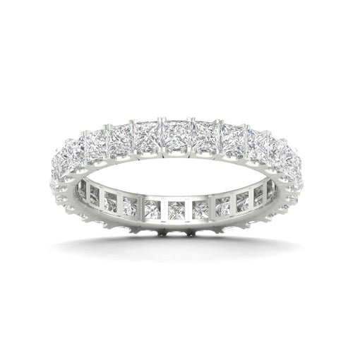 2 ctw Princess Lab Grown Eternity Band