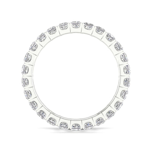 2 ctw Princess Lab Grown Eternity Band