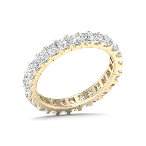 2 ctw Princess Lab Grown Eternity Band
