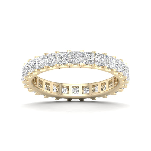 2 ctw Princess Lab Grown Eternity Band