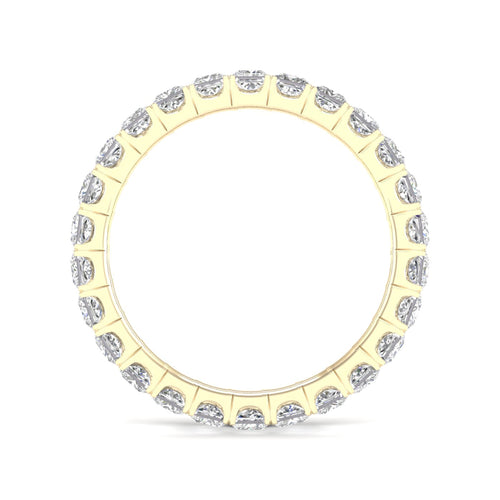 2 ctw Princess Lab Grown Eternity Band