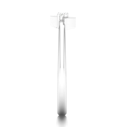 0.05 Ctw Bow Lab Grown Fashion Stackable Ring