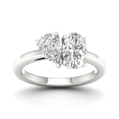 3 ctw Pear Oval Noi Lab Grown Ring