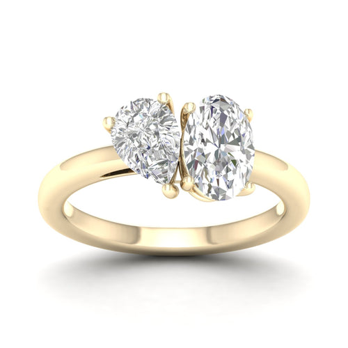 3 ctw Pear Oval Noi Lab Grown Ring