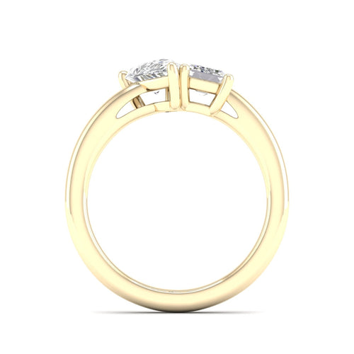 2 ctw Pear Emerald Noi Lab Grown Ring