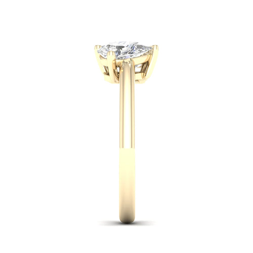 2 ctw Pear Emerald Noi Lab Grown Ring
