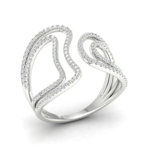 3/8 Ctw Cove Lab Grown Fashion Ring