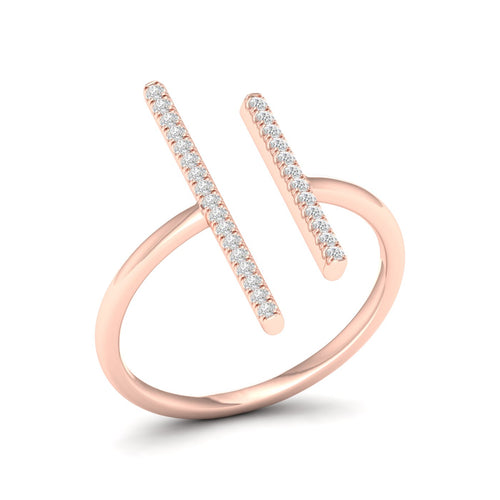 1/6 Ctw Parallel Lab Grown Fashion Ring