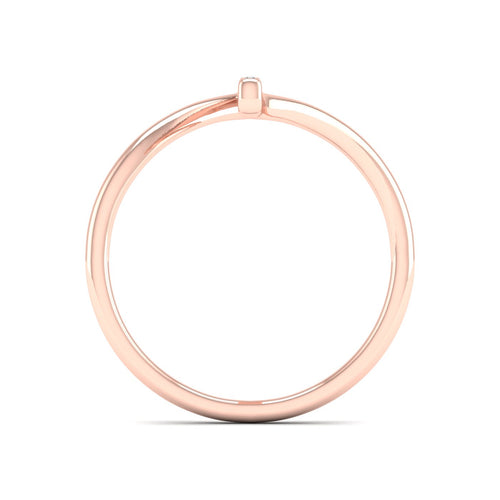 1/10 Ctw Línia Lab Grown Fashion Ring