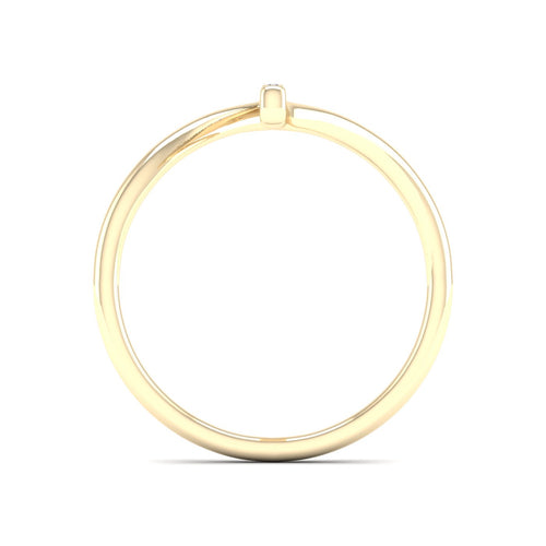 1/10 Ctw Línia Lab Grown Fashion Ring