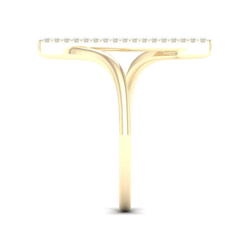1/10 Ctw Línia Lab Grown Fashion Ring