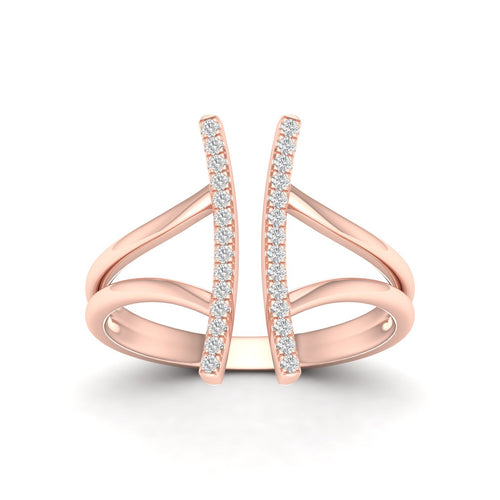 1/8 Ctw Zubia Lab Grown Fashion Ring