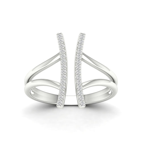 1/8 Ctw Zubia Lab Grown Fashion Ring
