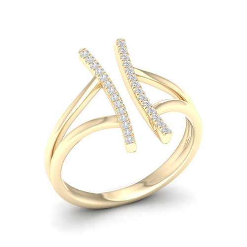 1/8 Ctw Zubia Lab Grown Fashion Ring