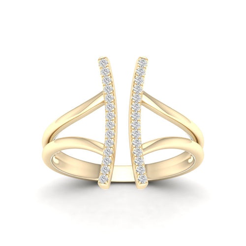 1/8 Ctw Zubia Lab Grown Fashion Ring