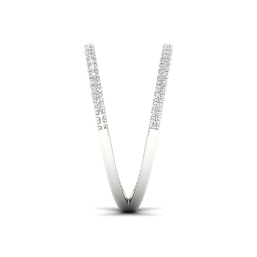 1/3 Ctw Stripe Lab Grown Fashion Ring