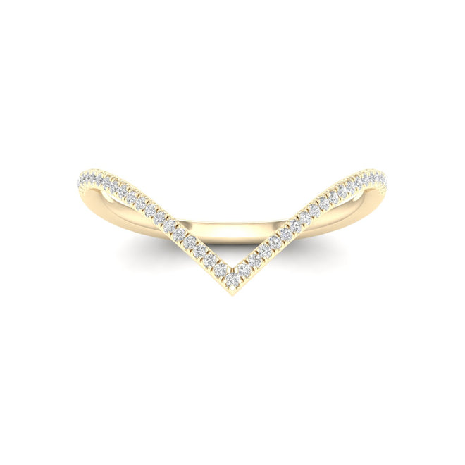 1/6 Ctw Chevron Fashion Ring