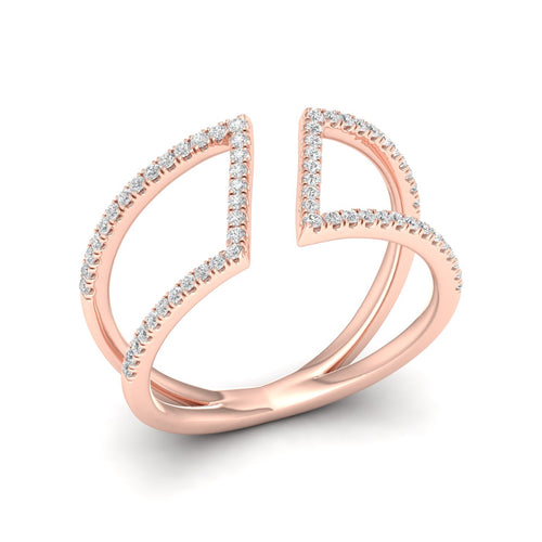 1/4 Ctw Nova Lab Grown Fashion Ring