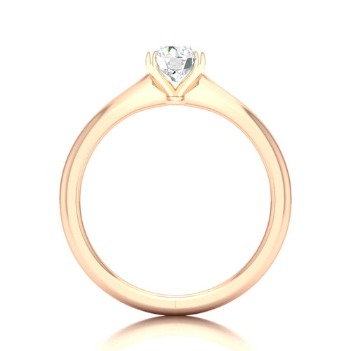 2 ctw Classic Round Solitaire Lab Grown Ring