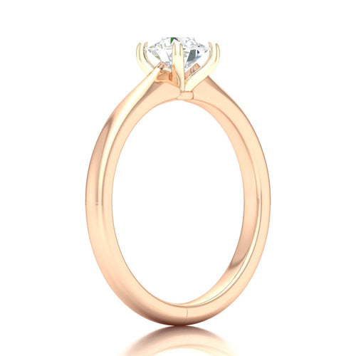 2 ctw Classic Round Solitaire Lab Grown Ring