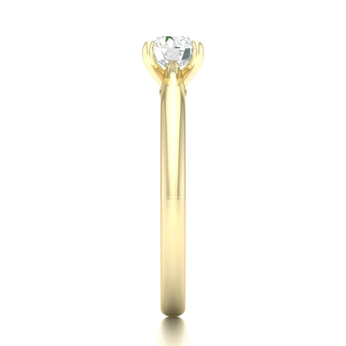 2 ctw Classic Round Solitaire Lab Grown Ring
