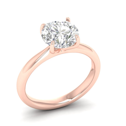 3 ctw Classic Round Solitaire Lab Grown Ring