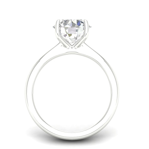3 ctw Classic Round Solitaire Lab Grown Ring