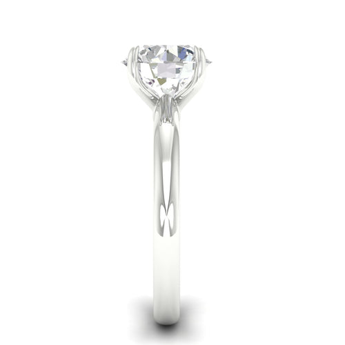 3 ctw Classic Round Solitaire Lab Grown Ring