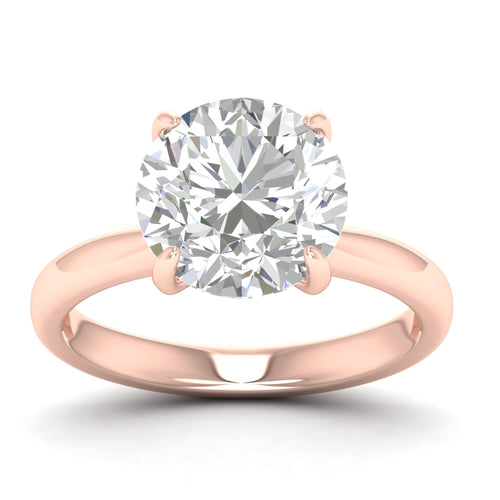 5 ctw Classic Round Solitaire Lab Grown Ring