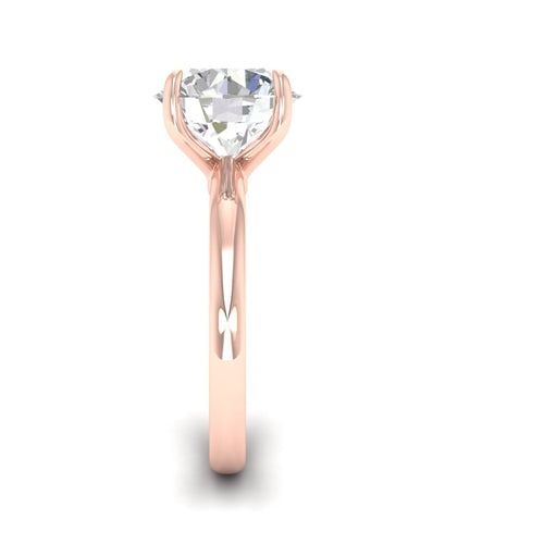 5 ctw Classic Round Solitaire Lab Grown Ring
