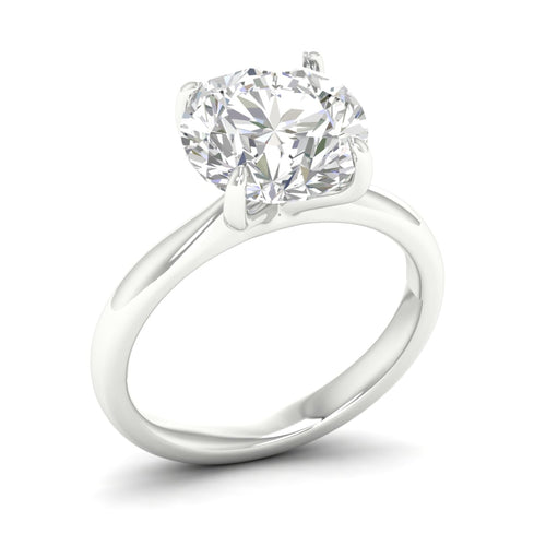 5 ctw Classic Round Solitaire Lab Grown Ring