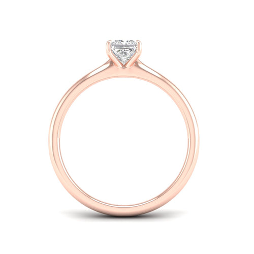 1/2 ctw Classic Princess Solitaire Lab Grown Ring