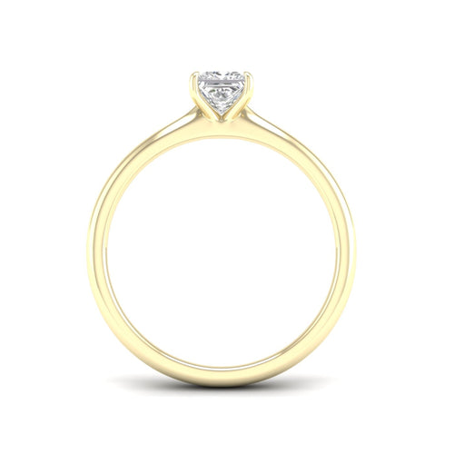 1/2 ctw Classic Princess Solitaire Lab Grown Ring