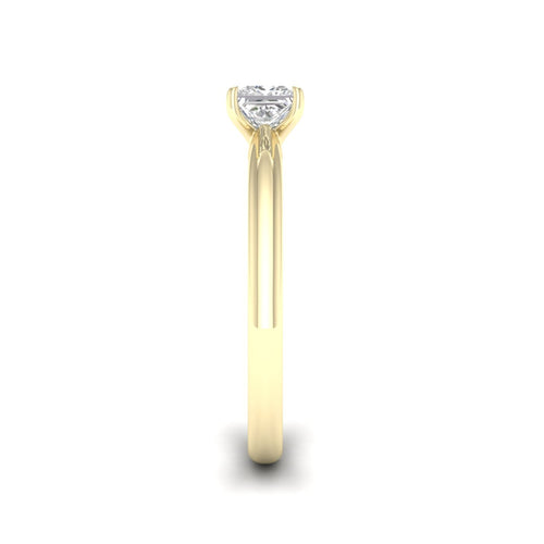 1/2 ctw Classic Princess Solitaire Lab Grown Ring