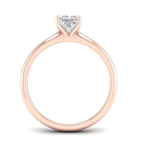3/4 ctw Classic Princess Solitaire Lab Grown Ring