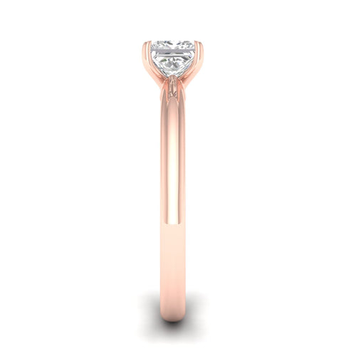 3/4 ctw Classic Princess Solitaire Lab Grown Ring