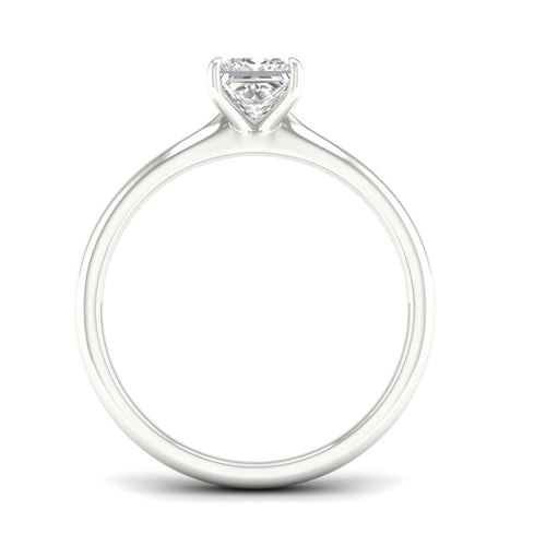 3/4 ctw Classic Princess Solitaire Lab Grown Ring