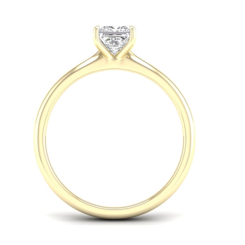 3/4 ctw Classic Princess Solitaire Lab Grown Ring
