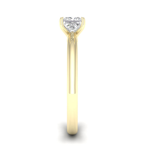 3/4 ctw Classic Princess Solitaire Lab Grown Ring