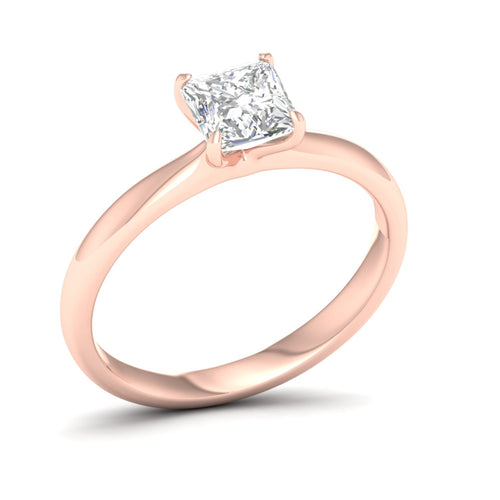 1 ctw Classic Princess Solitaire Lab Grown Ring