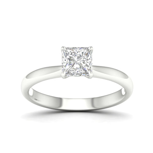 1 ctw Classic Princess Solitaire Lab Grown Ring