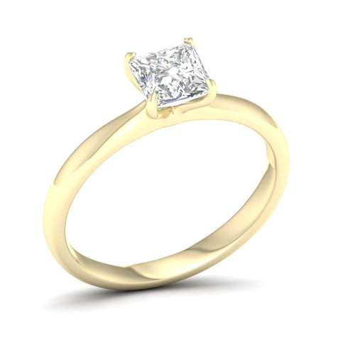 1 ctw Classic Princess Solitaire Lab Grown Ring