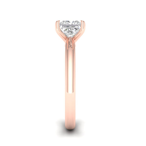 1 1/2 ctw Classic Princess Solitaire Lab Grown Ring