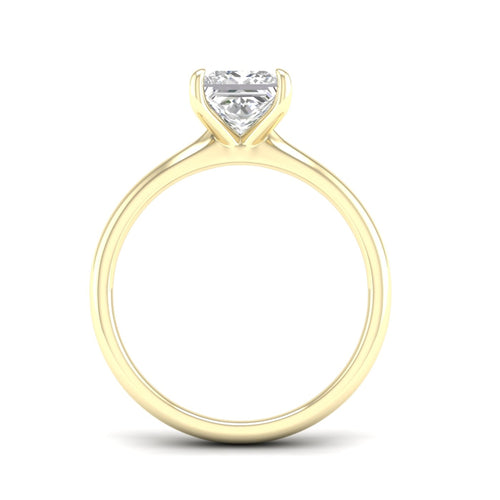 1 1/2 ctw Classic Princess Solitaire Lab Grown Ring