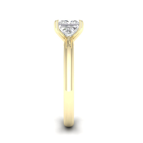 1 1/2 ctw Classic Princess Solitaire Lab Grown Ring
