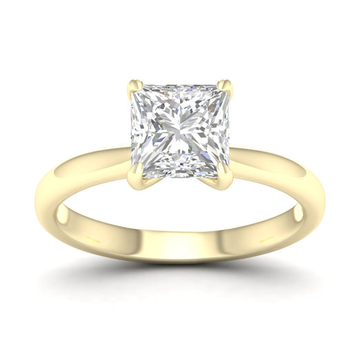 2 ctw Classic Princess Solitaire Lab Grown Ring