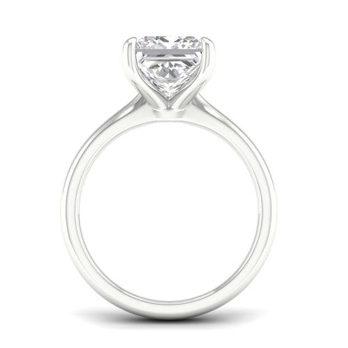 4 ctw Classic Princess Solitaire Lab Grown Ring