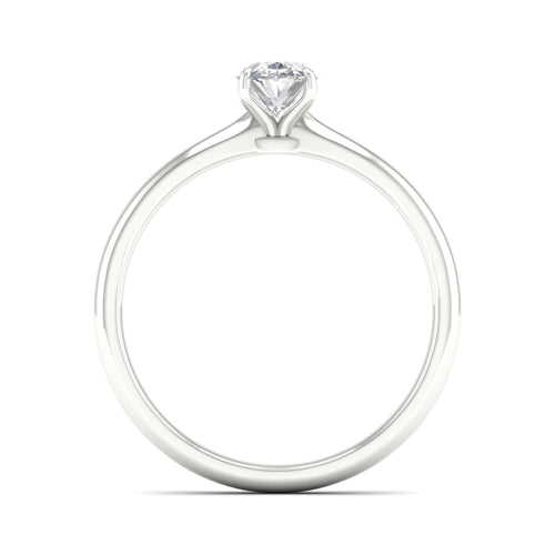 1 Ctw Classic Oval Solitaire Lab Grown Ring